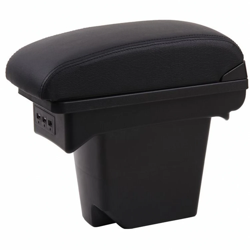 for Citroen C4 armrest box universal car center console caja modification accessories double raised with USB