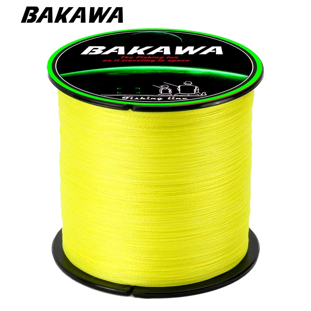 BAKAWA Hilo Trenzado PE 4 hebras – Resistente para pesca de carpa - imagen 2