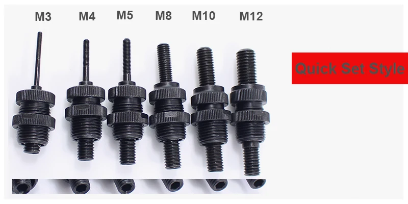 YOUSAILING Quality Auto Pneumatic Riveter Set Rivet Nuts Gun Air Nut Riveting Tool Kit M3-M12