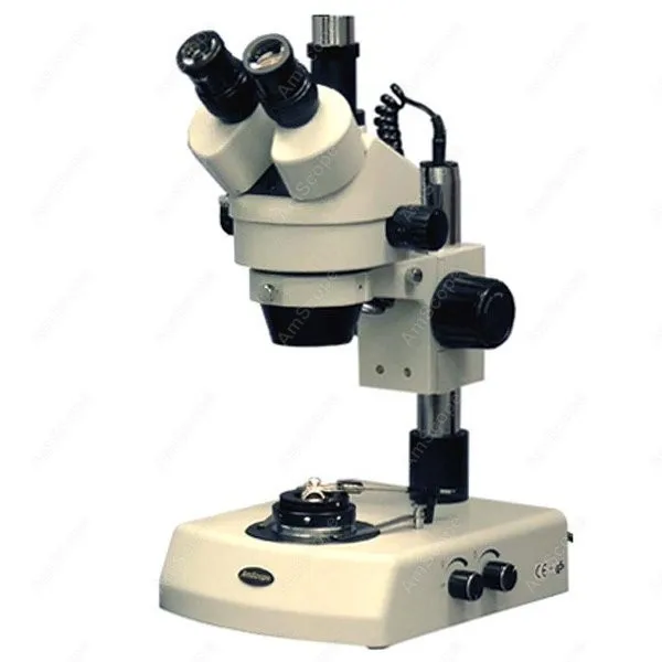 

Jewelry Gem Zoom Stereo Microscope--AmScope Supplies 3.5X-90X Jewelry Gem Zoom Stereo Microscope with Dual Halogen Lights