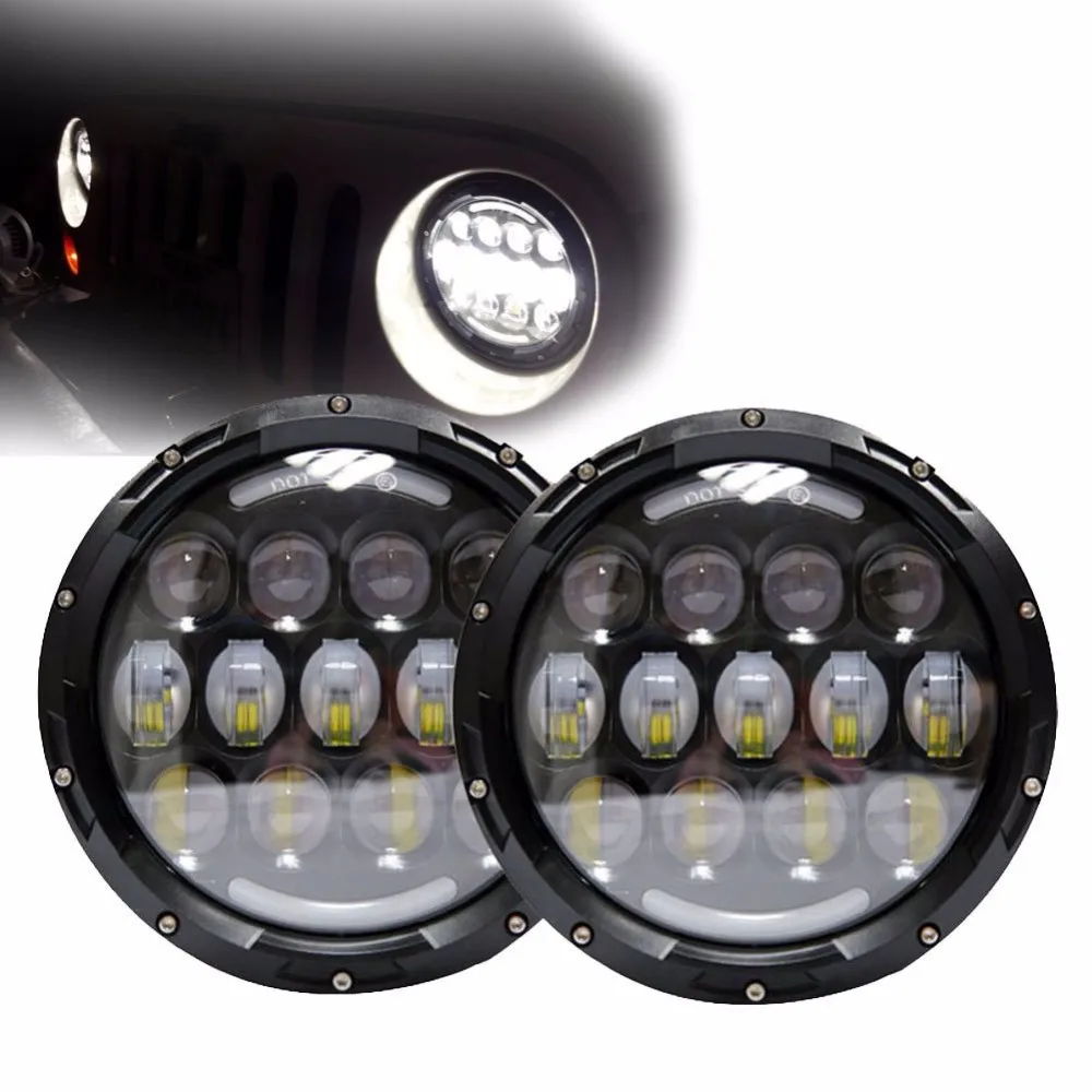 1 pair 7 inch Headlight Passing light 7