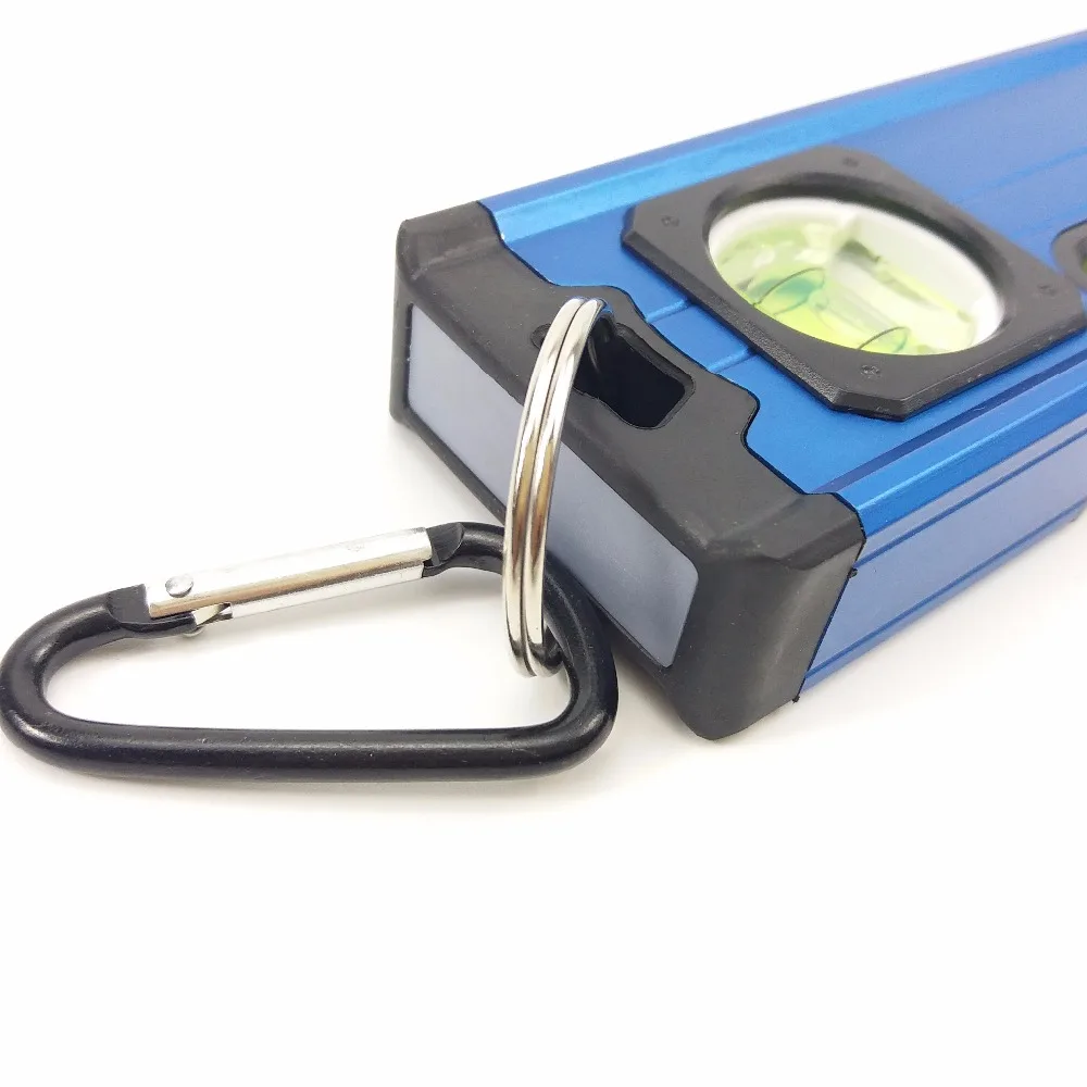Presente de natal alumínio forte magnético azul anodizado bolso prático com gancho suspenso