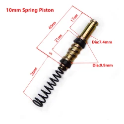 Motorcycle brake pump master cylinder seal preventing dust Spring Oil seal piston component repair kits 10mm 11mm 13mm 14mm