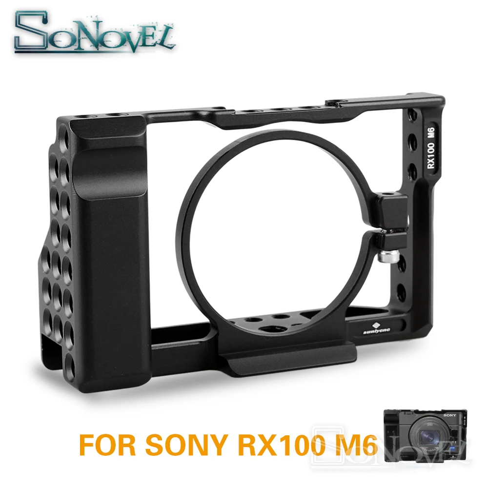 

Aluminum Alloy Camera Cage for Sony RX100 M6 Camera Stabilizer For Sony RX100 VI DSLR Cage / Camera frame