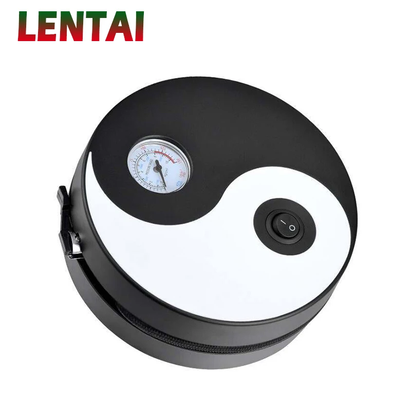 LENTAI For BMW e46 e39 e90 e60 e36 f30 f10 e30 x5 Alfa Romeo 159 147 Jaguar 1PC Car Tire Pump Chinese Tai Chi Styling Air Pump