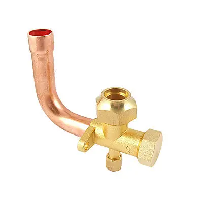 5mm Dia Hex Inlet 3 Way Split Valve for Air Conditioner