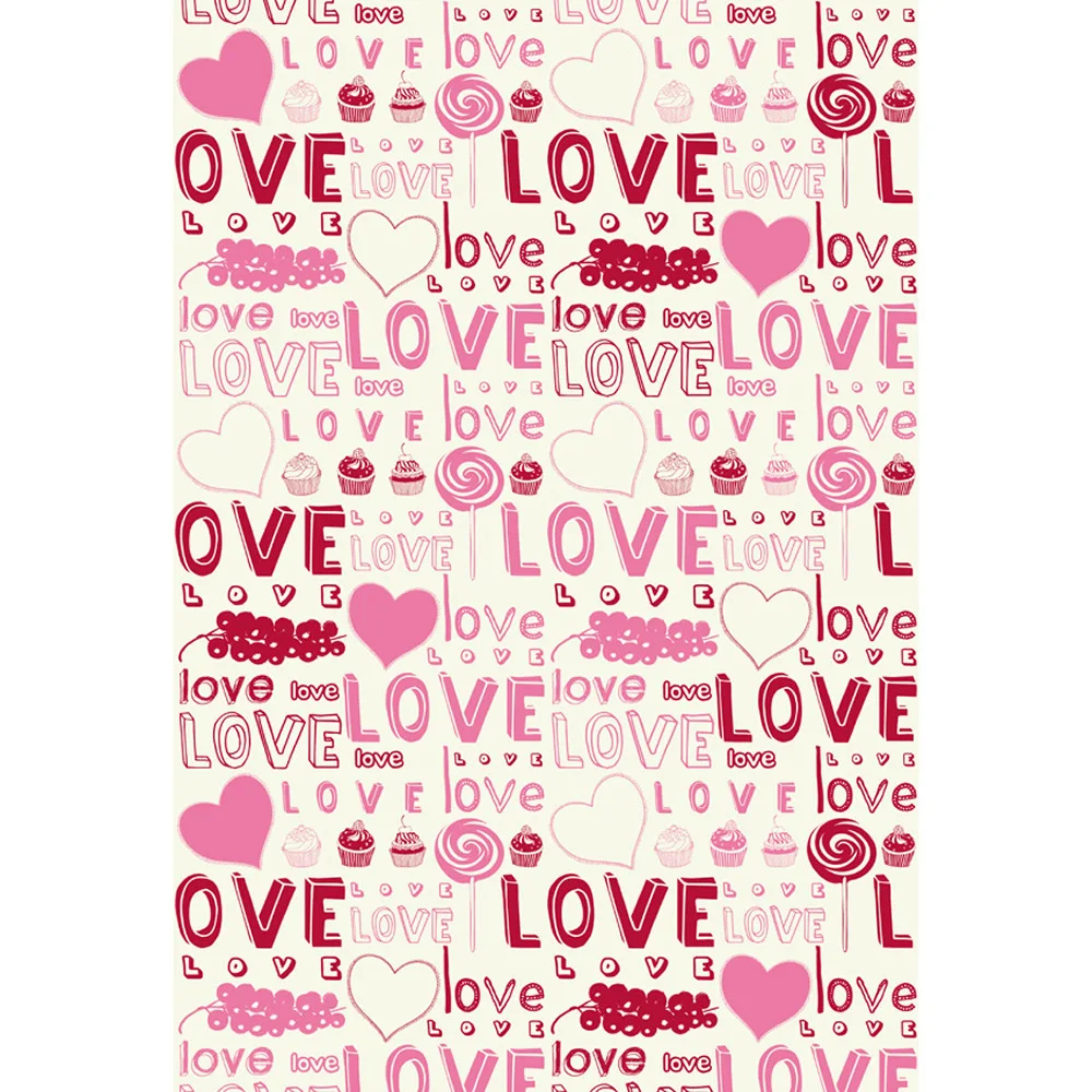 

LIFE MAGIC BOX Wrinkle-free Seamless Washable Background Studio LOVE Birthday Photobooth Backdrop