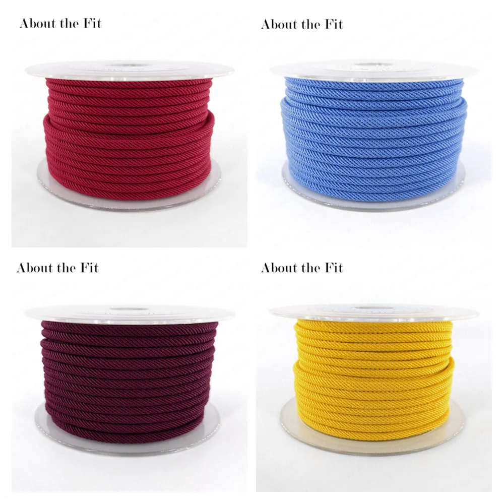 Über die Passform: 3 mm, 20 m, gewebtes Milan-Seil, Schmuck- und Bekleidungszubehör für die Herstellung von Armbändern, Halsketten, Bekleidung, Handarbeit, Perlenschnüre – Detail 9
