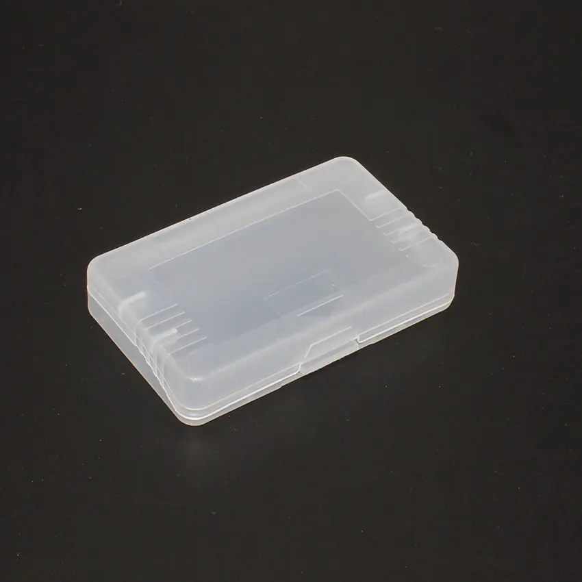 صندوق تخزين بطاقة ألعاب شفاف من البلاستيك Cltgxdd لـ GBA ، واقي ، قشرة قوس ، حافظة خرطوشة