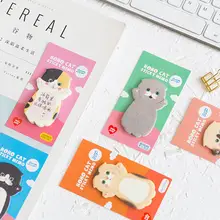 8 pcs Cartoon Cat Sticky Notes #3