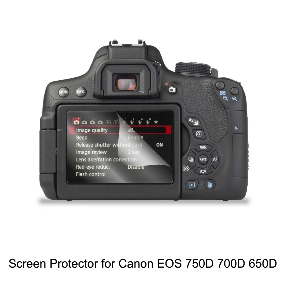 Clear Anti-Scratch LCD Screen Protector Guard Shield Film for Canon EOS 750D 700D 650D Camera Accerrories