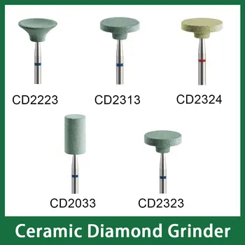 Tandheelkundige Keramische Diamantslijper Burs (Hp) 1Pcs Geen Behoefte Waterkoeling Voor Dental Lab Handstuk