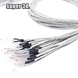 100K ohm NTC 3D Printer Thermistor With Dupont/XH2.54 NTC3950 Thermal Sensor Heatbed Thermistors Temperature heater cable