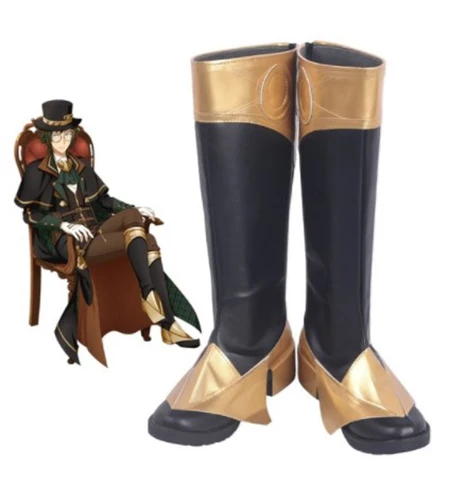 Botas de fantasia idolish7 para homens, roupas masculinas divertidas para cosplay, sapatos de halloween da marca kaiou yamaha