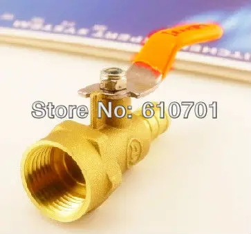 

Plumbing Ball Valve 1/8" BSPP Female x 8mm Hose Barb Connection Two Way Air Brass Water Gas