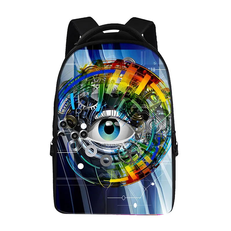 

3D Eyes printed Backpacks For Teens Computer Bag Fashion School Bags For Primary Schoolbags Fashion Backpack Best Book Bag