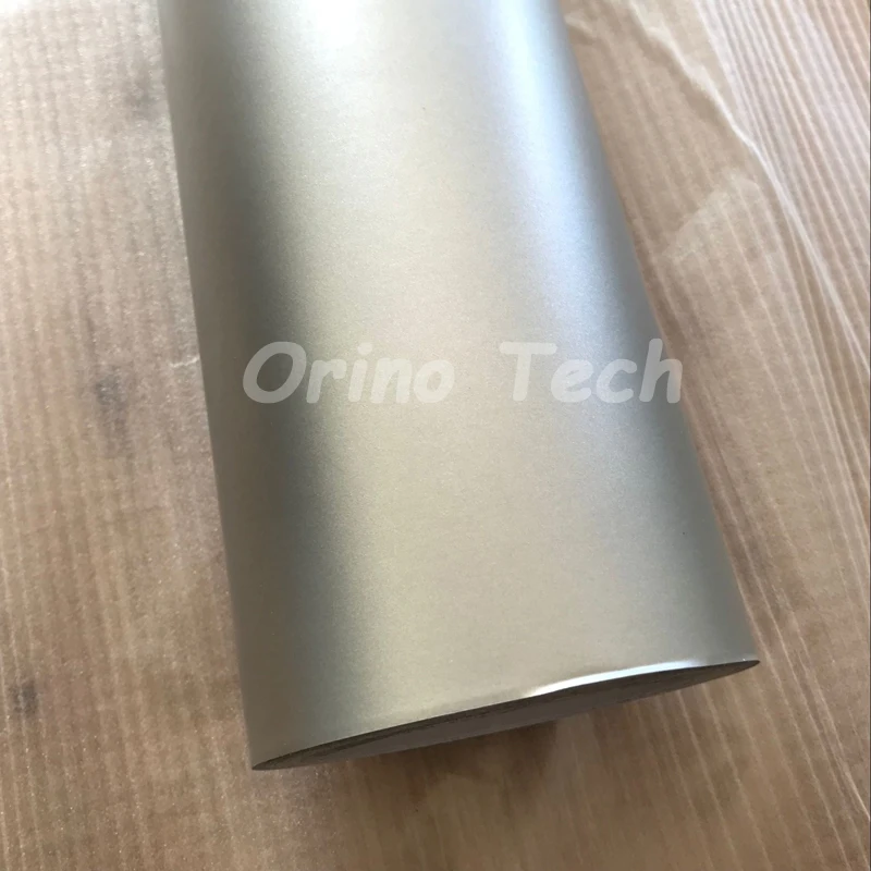 ORINO Matte Satin Chrome Silver Vinyl Car Wrap Film Metallic Silver Full Car Body Wrapping Covers With Air Release