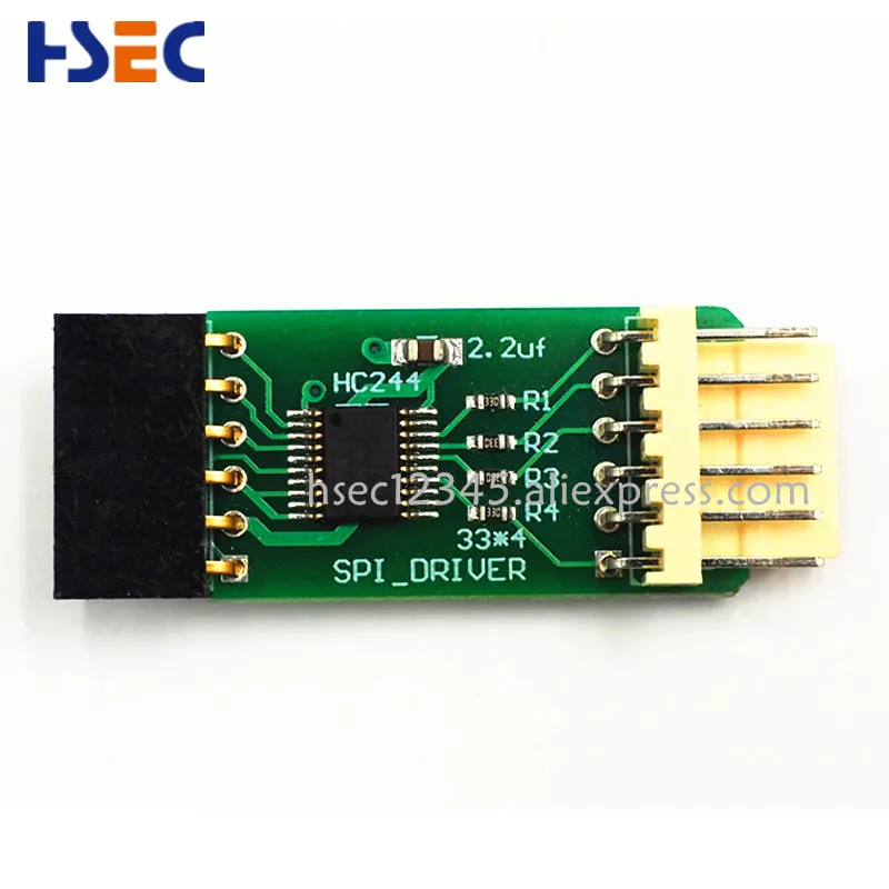 New SPI DRIVER, ICSP Enhanced Adapter for XGecu TL866II PLUS Minipro TL866A programmer SPI flash in Circuit Programming adapter