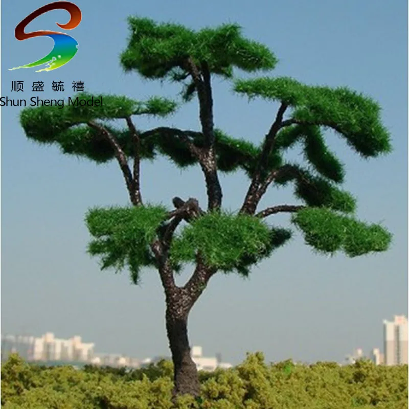 

Newest !! 5pcs/Set 100mm Plastic Model Trees For Railroad House Park Street Layout Green landscape Scene Scenery High Quality