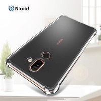 For Nokia 7 Plus 2018 Ultra Thin Clear Transparent Soft Silicone TPU Phone Case Cover For Nokia 7Plus slim Back cover Cases