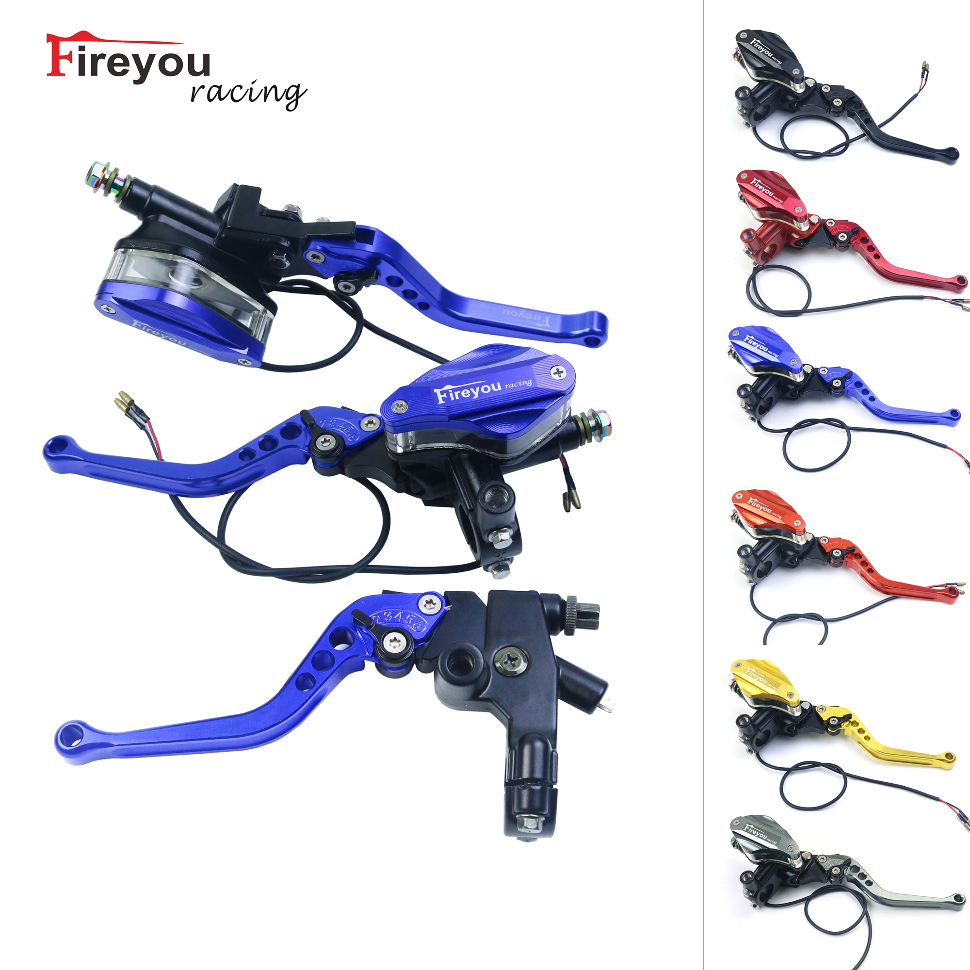 Motorcycle Brake Master Cylinder Lever Hydraulic Cable Line Clutch Universal 22mm for yzf 250 honda drz400 dirt bike motocross