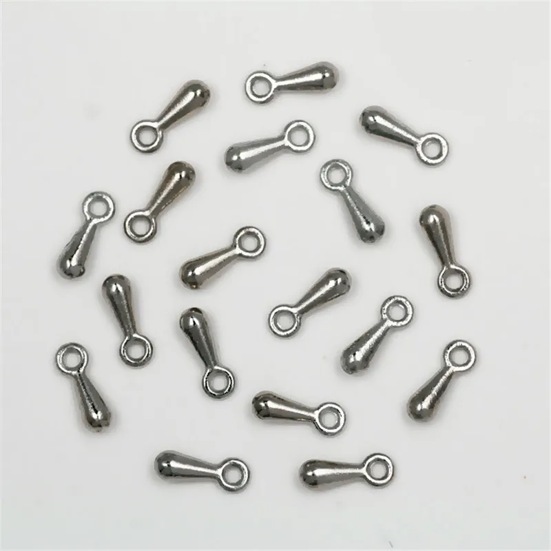 2x7mm Approx 30pcs/lot Extender Chains Drop Chain End Drop For Jewelry Making Bracelet Necklace DIY Jewelry Findings Components