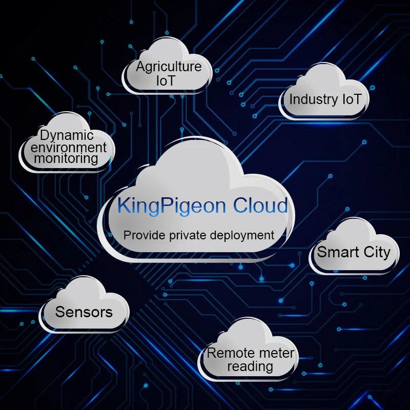 King Pigeon Cloud Platform V2.0 V3.0, prise en charge de l'application Web, surveillance et acquisition de données en temps réel personnalisable