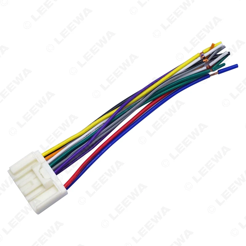 LEEWA Radio samochodowe Audio CD Adapter wiązki przewodów zasilających do Mitsubishi Lancer/Outlander/Mirage Toyota Crown/ Land Cruiser/Prado — zdjęcie 4