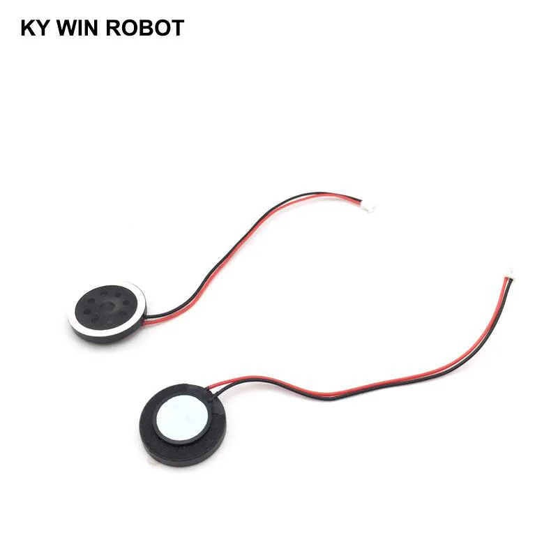 2 sztuk nowy elektroniczny pies nawigacji GPS płyta głośnika 8R 1W 8ohm 1W średnica 20MM 2CM z 1.25mm przewód przyłączeniowy długość 10CM