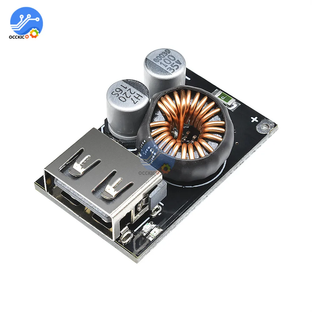 QC 3,0 USB DC-DC Buck Converter Lade Step Down Modul 10-32V zu 3,8-12V Schnelle schnell Lade Platine für Auto Power Ladegerät