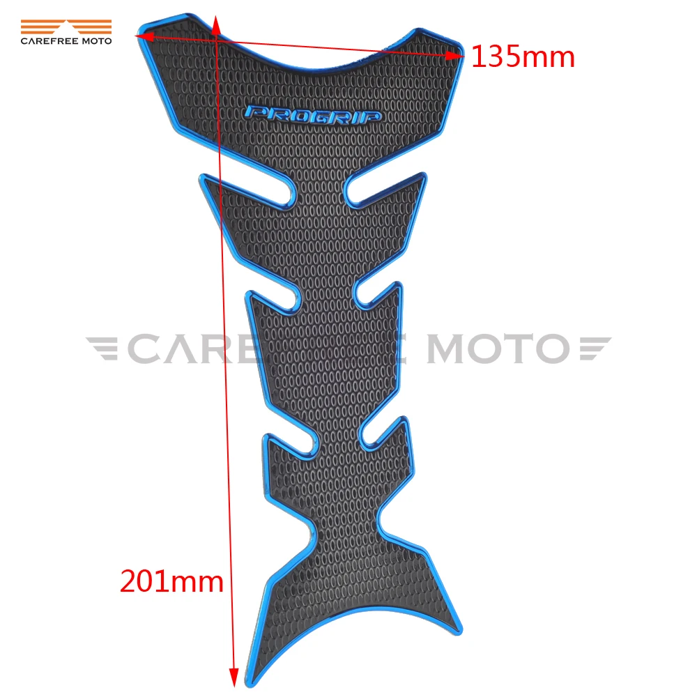 Pegatina de goma 3D para motocicleta, Protector de almohadilla de tanque de combustible de Gas, calcomanías, funda para Honda, Yamaha, BMW, Kawasaki, Suzuki