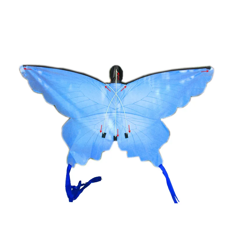 Outdoor Fun Sports New Arrive For Kids  LED Butterfly Kite/ Animal Kites With Handle & Line Good Flying