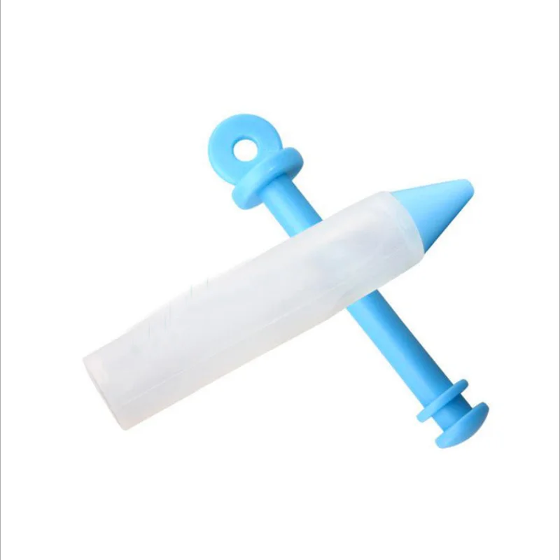 Cake Pastry Cookie Icing Decorating Syringe Cream Chocolate Food Writing Pen Silicone Bakeware Spatula Cake Decorating Tools