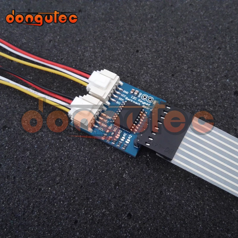 Dongutec-لوحة مفاتيح I2C ، وحدة مصفوفة مصفوفة 4x4 ، دبوس ، أنثى