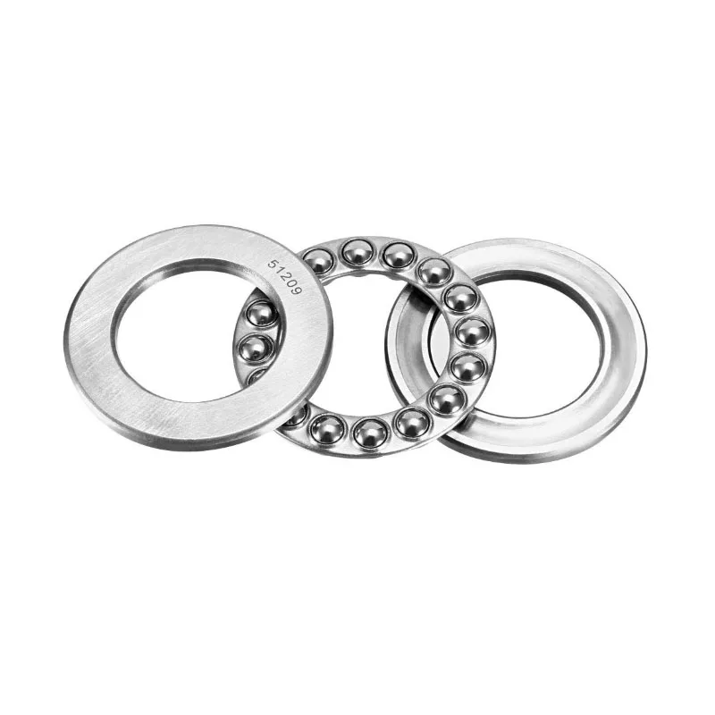 51209 Single Direction Thrust Ball Bearings 45mm x 73mm x 20mm Bearing  Steel