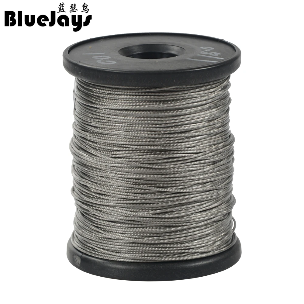 10M 70LB-368LB fishing steel wire line 7x7 strands Trace Coating Wire Leader Coating Jigging Wire Lead Fish Jigging Line 0.8-2mm