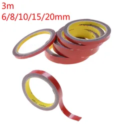 6/8/10/15/20mm 3m Double Sided Tape Adhesive Tape Sticker For Phone Lcd Pannel Screen Car Screen Repair Accessories