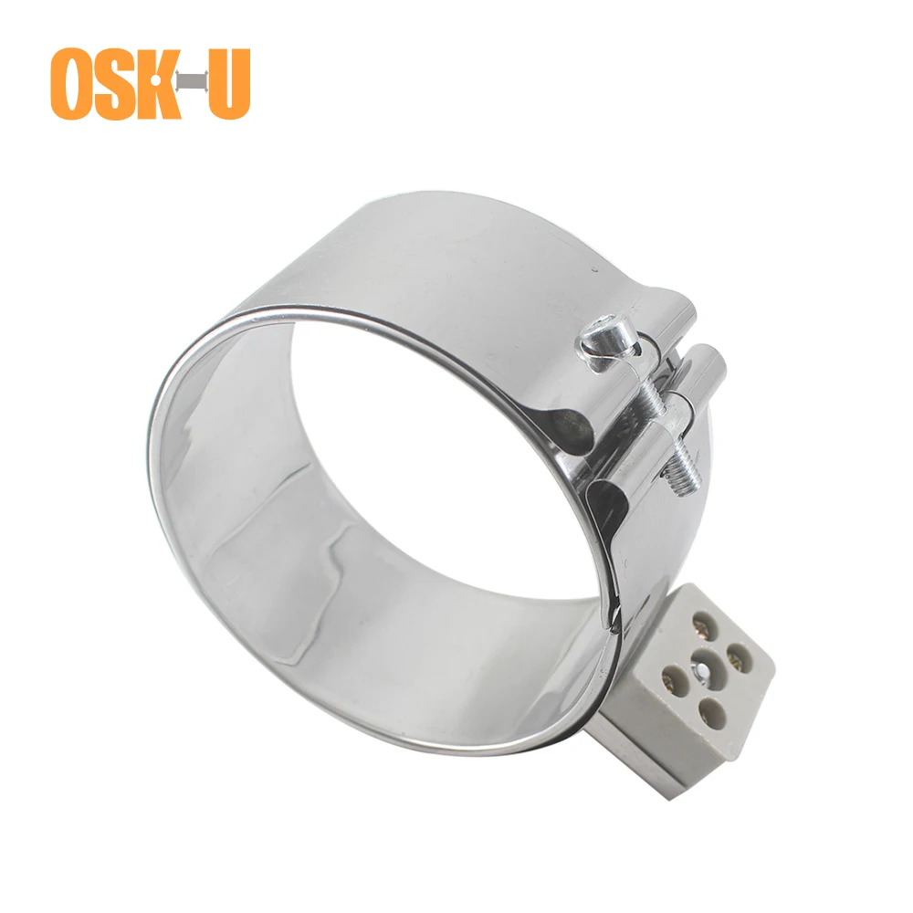 セラミックバンドヒーター,ステンレス鋼電気発熱体,内径100mm,90mm, 95mm, 100mm,高さ110mm