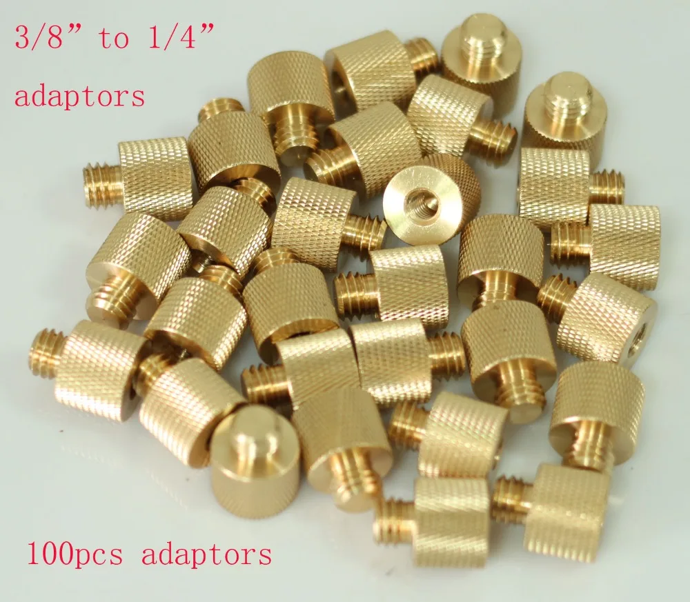 100x Brass Adapter 1/4