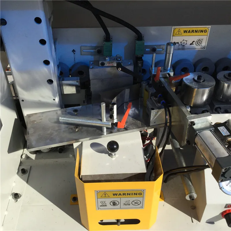 Máquina automática de borda de alto desempenho para máquina de colagem e corte de bordas retas de madeira compensada de PVC MDF