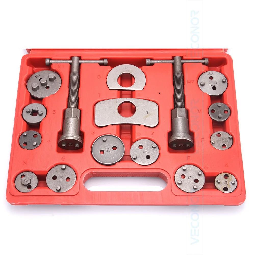 21PCS Piston Tool Brake Cylinder Set Disc Brake Caliper Universal Wind Rewind Tool For Most Cars Vehicles Sedans