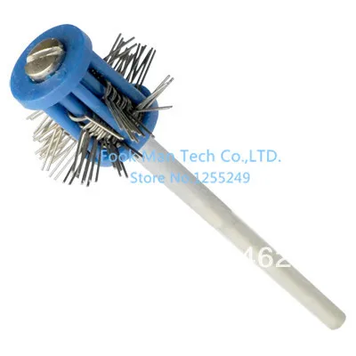 

Maximat Pro-Texturning Brushes BLUE Color Wire Dia 0.2mm Jewlery Making Tools Mounted Matt Wire Brushes