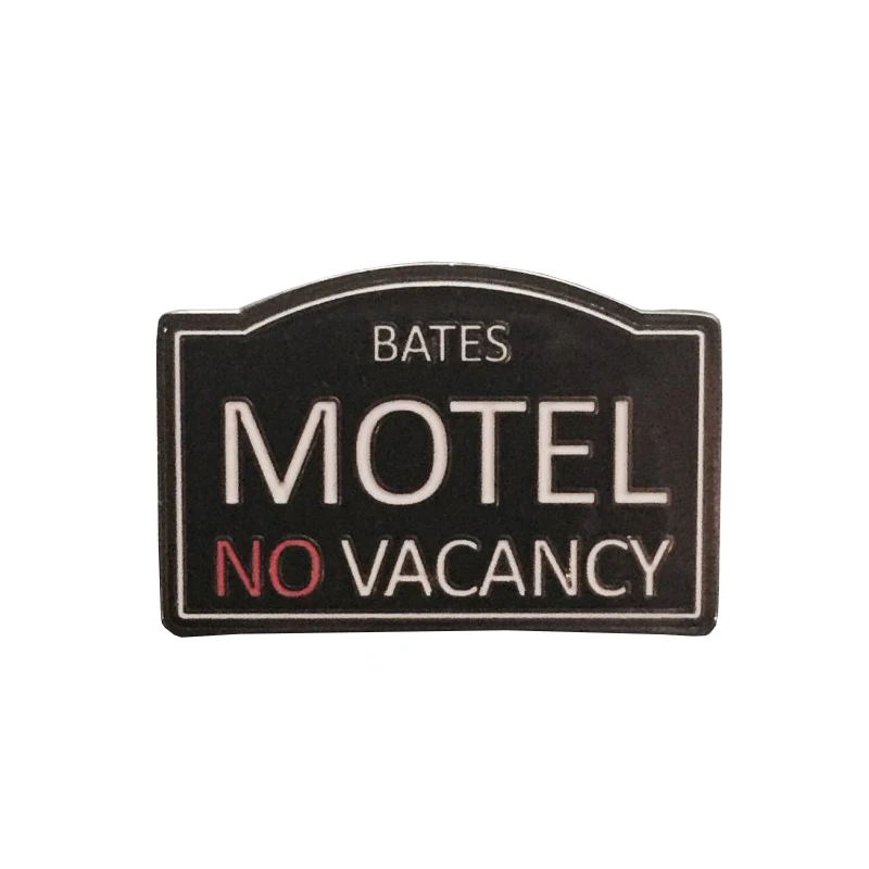 Norman Bates Pin Horror Badge