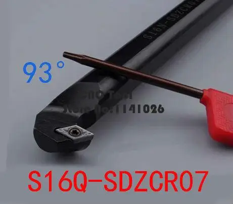 

S16Q-SDZCR07 16mm Lathe Cutting Tools,CNC Turning Tool,Hss Lathe Tooling,Internal Threading Tool, Metal Lathe Boring Bar,SDZCR/L