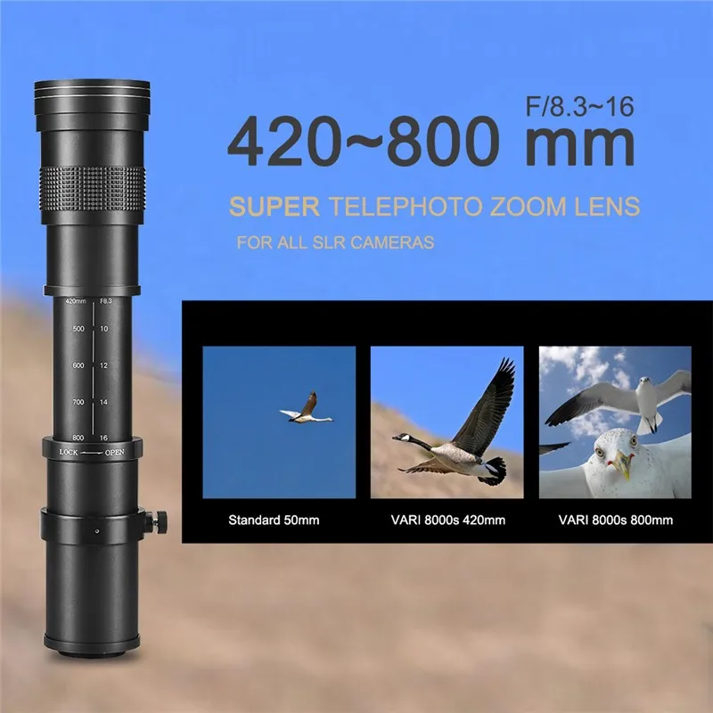 【動作保証】 Super Telephoto 420-800mm 汎用レンズ 後キャップ付 キヤノンEF用(AF) 同梱無料 #am5298 Amazon.com : Yanuoda 420-800mm F/8.3 Super Telephoto Zoom Lens for