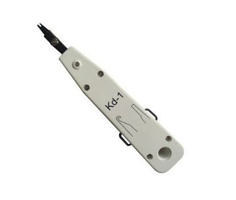 Strumento portatile per punzonatura a impatto KD-1 con sensore per cavo telefonico per telecomunicazioni Cavo di rete RJ11 RJ45 Cat5 con confezione al dettaglio