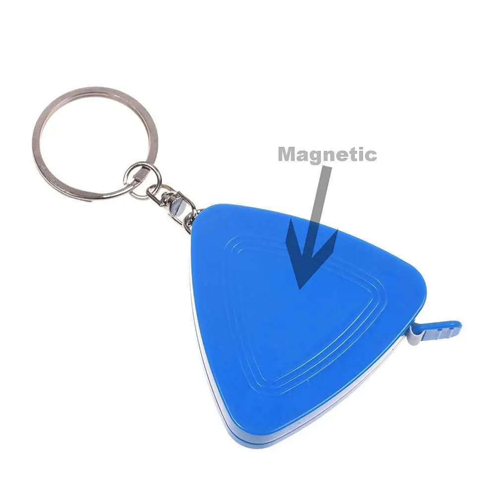 3pcs/lot Soft Retractable Ruler Measuring Tape With Key Ring