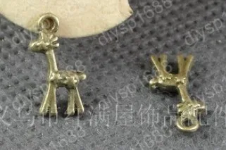 

Fashion Jewelry Findings Accessories charm pendant alloy bead Antique Bronze 10*8MM deer shape 200PCS JJA2725