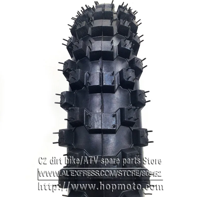 80/100-12 Rear Wheel Tire Out Tyre 12inch Deep Teeth Dirt Pit Bike Off-Road Motorcycle Motocross