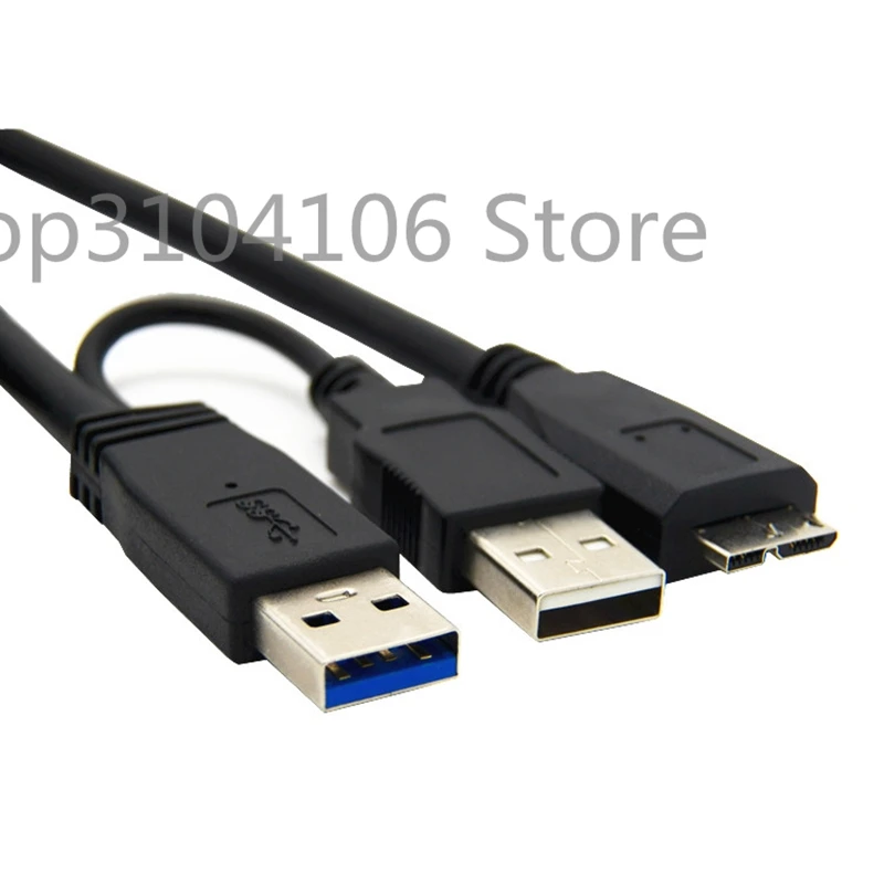 Новое поступление USB 3.0 A Y USB 2.0 штекер Micro B Кабель питания для передачи данных для мобильного жесткого диска Mobile HDD SSD 60 см